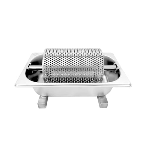 304 Edelstahl Butter Roller for Home Street Burger Butter Rad Roller, Halter Küche Backform Werkzeug 1,7 L Für Anfänger und Heimwerker von HIHUPTRW