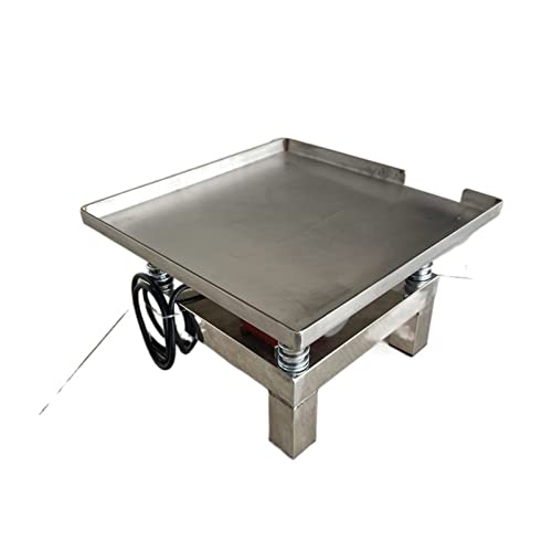 35 CM * 35 CM Kleiner Betonvibrationstisch Vibrationsprüfstand Testblock Vibrationsplattform Test Edelstahl 3000 U/min Für Anfänger und Heimwerker von HIHUPTRW