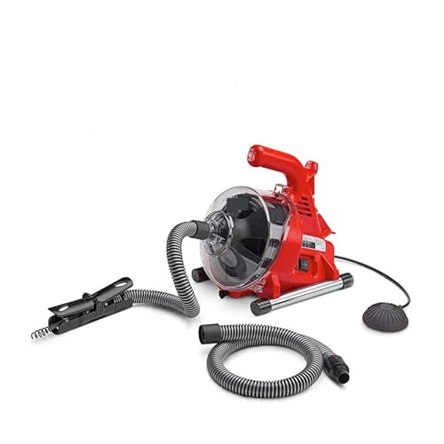 Elektrische Kanalrohrbaggermaschine, Selbstfütterung, Toilette, Küche, 19-28 mm, Rohrreinigungsmaschine, Entwässerungsbagger, 120 Für Anfänger und Heimwerker von HIHUPTRW