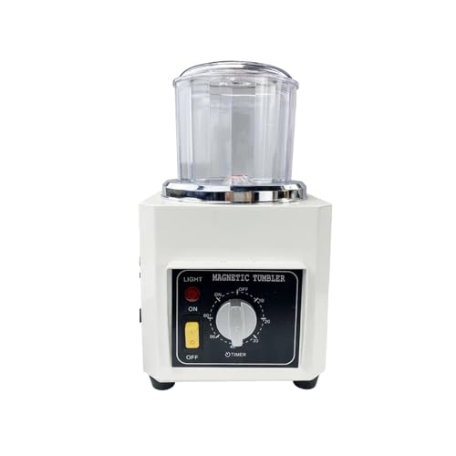 KT-90 Magnetische Poliermaschine Mini-Finish-Reinigungswerkzeug for DIY-Schmuckpolierer AC Für Anfänger und Heimwerker von HIHUPTRW