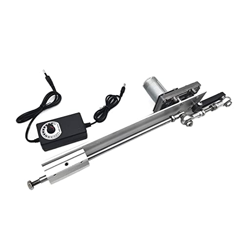 Kolbenzyklus Linearaktuator DC 24V Getriebe Einstellbarer Teleskopmotor DIY Motor mit Geschwindigkeitsregler Hub 3-15CM Für Anfänger und Heimwerker(DC24V,120RPM) von HIHUPTRW