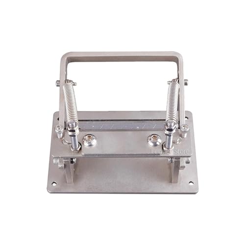 Manueller Lederschäler aus Edelstahl, DIY-Lederstreifen, Gürtel, manuelle Rindsleder-Splittermaschine, Schneidschäler, Rollenwerkzeug Für Anfänger und Heimwerker von HIHUPTRW