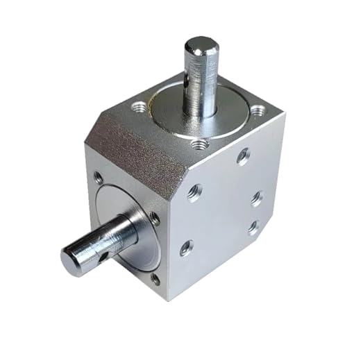 Mini 1 Modul 20 Zähne 90° Winkelantrieb Lenktriebeeinheit, rechtwinklis Kelradtriebe schwindigkeitsverhältnis 1:1 Dual 8MM Welle Für Anfänger und Heimwerker von HIHUPTRW