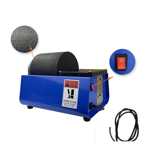 Mini-Desktop-Rotationseimer-Mühle-Werkzeug, Metallperlen-Oberflächenreinigung, Schmuckherstellung Für Anfänger und Heimwerker von HIHUPTRW