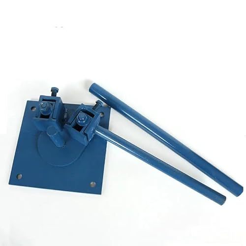 Rundstahlbiegemaschine, Drahtbiegegerät for Stahlstangen, manuelles Biegegerät, manuelles Biegen von Edelstahl Für Anfänger und Heimwerker von HIHUPTRW