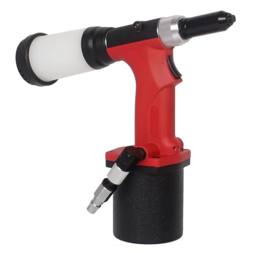S30 Pneumatische Blindnietpistole, Luftnietpistolen, industrielles Vakuum, 2,4–4,8 mm, rote Farbe Für Anfänger und Heimwerker von HIHUPTRW