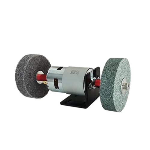 Schleifscheibe Kantenschärfer Maschine Elektrische Emery Banogni Bench Grinder Polierer DIY Jade Schmuck Dental Bench Schleifwerkzeuge Für Anfänger und Heimwerker(Set 1) von HIHUPTRW
