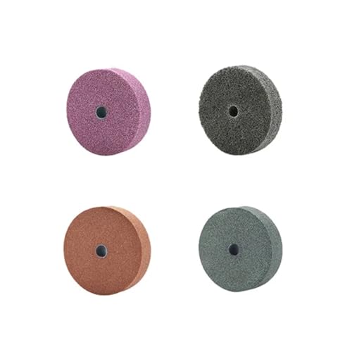 Schleifscheibe Kantenschärfer Maschine Elektrische Emery Banogni Bench Grinder Polierer DIY Jade Schmuck Dental Bench Schleifwerkzeuge Für Anfänger und Heimwerker(Set 4) von HIHUPTRW
