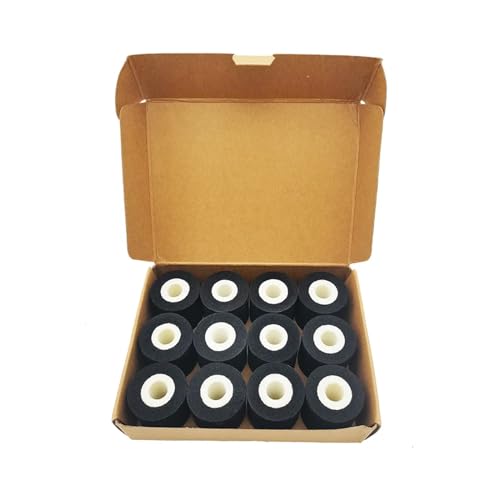 Schwarze 36 x 16 mm 36 x 32 mm 36 x 36 mm 36 x 40 mm 36 x 35 mm 40 x 40 mm Heißpräge-Kodierer-Tintenrolle for 380 Kodiersiegelmaschine Für Anfänger und Heimwerker(12pcs 36 x 32mm) von HIHUPTRW