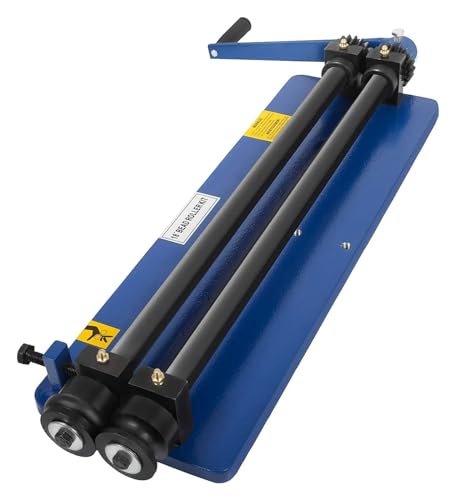 Walzenbiemaschine, 18-Zoll-Blechwulstwalze mit 6 Sätzen Matrizen zur Herstellung von Verstärkungsrippen, Ausladungstiefe 45,72 cm Für Anfänger und Heimwerker von HIHUPTRW