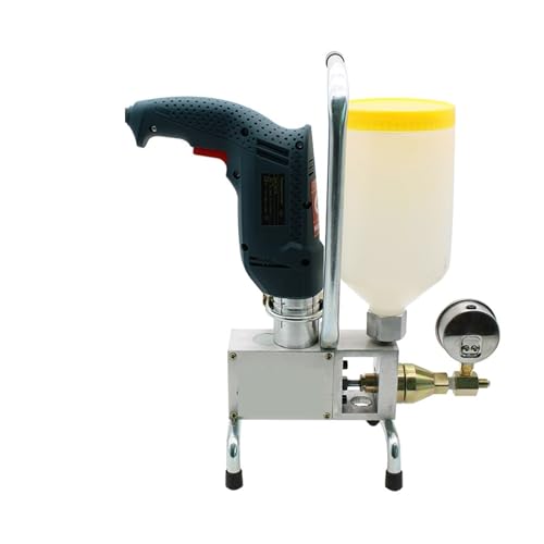 Wasserdichte Hochdruck-Injektionsmaschine, 910 W, Injektionspumpe, Epoxid-/Polyurethan-Injektionsflüssigkeitsleckagewerkzeug Für Anfänger und Heimwerker von HIHUPTRW