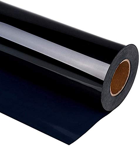 Plotterfolie Textil, 30.5cm×3m Transferfolie Plotter Flexfolie für Cricut und Silhouette Cameo, Verwendet in DIY-T-Shirt-Kleidung und Anderen Stoffen von HIKENRI