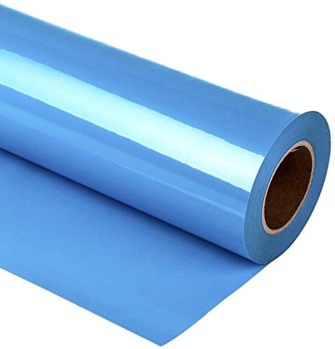 Plotterfolie Textil, 30.5cm×3m Transferfolie Plotter Flexfolie für Cricut und Silhouette Cameo, Verwendet in Textilien Transferfolie zum Aufbügeln für DIY T-Shirt, von HIKENRI