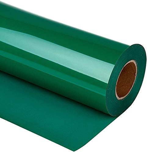 Plotterfolie Textil, 30.5cm×3m Transferfolie Plotter Flexfolie für Cricut und Silhouette Cameo, Verwendet in Textilien Transferfolie zum Aufbügeln für DIY T-Shirt, Stoffen von HIKENRI