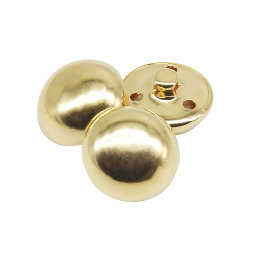 10 Stück/Los, 15/18/20/23/25 mm, Vintage-Kupfer-Metallknöpfe, Kleidungsstück, Übermantel, Nähzubehör, Knöpfe für Kleidung, Handwerk, DIY (NO05, 22 mm) von HIKOO DAILY