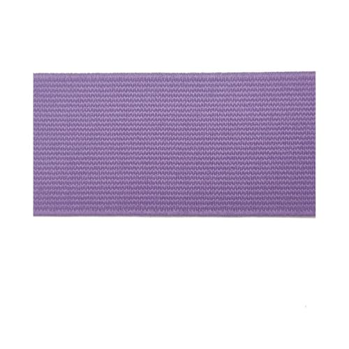 Gummiband zum Umklappen, 2 m, 20/25/30/40/50 mm, Gummiband für Unterwäsche, Hosen, BH, Gummi, Kleidung, verstellbar, weicher Bund, elastisch (lila, 25 mm) von HIKOO DAILY