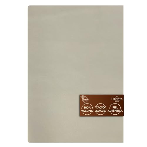 HILOPITA Natürliche Lederreste | Echtes Rindsleder in Blättern | Echtes Echtleder zum Basteln | Kaufen Sie Lederstücke, Lederreste, Leder für Armbänder (BEIGE 30 x 40-1 mm) von HILOPITA