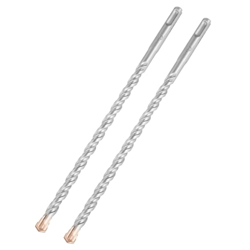 Hilpaty Hammerbohrer SDS Plus Betonbohrer 10x250mmx2, Professionell Steinbohrer mit 4 Hartmetall Schneiden für Bohren in Stein, Beton, Naturstein, Ziegelmauer Hilpaty Hammerbohrer SDS Plus Betonbohrer 10x250mmx2, Professionell Steinbohrer mit 4 Hartmetall Schneiden für Bohren in Stein, Beton, Naturstein, Ziegelmauer von HILPATY