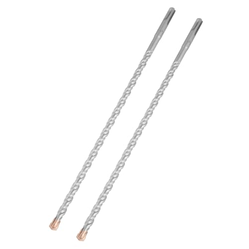 Hilpaty Hammerbohrer SDS Plus Betonbohrer 10x350mmx2, Professionell Steinbohrer mit 4 Hartmetall Schneiden für Bohren in Stein, Beton, Naturstein, Ziegelmauer Hilpaty Hammerbohrer SDS Plus Betonbohrer 10x350mmx2, Professionell Steinbohrer mit 4 Hartmetall Schneiden für Bohren in Stein, Beton, Naturstein, Ziegelmauer von HILPATY