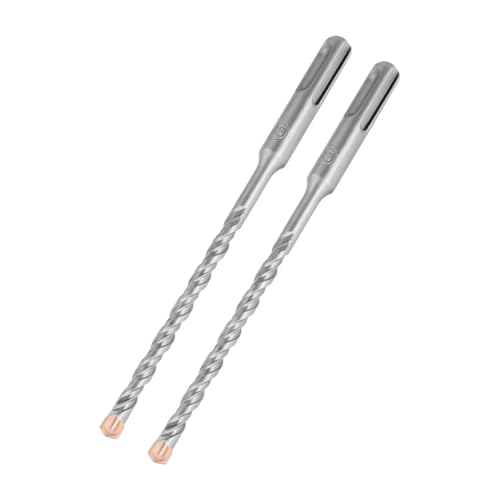 Hilpaty Hammerbohrer SDS Plus Betonbohrer 6.5x160mmx2, Professionell Steinbohrer mit 4 Hartmetall Schneiden für Bohren in Stein, Beton, Naturstein, Ziegelmauer Hilpaty Hammerbohrer SDS Plus Betonbohrer 6.5x160mmx2, Professionell Steinbohrer mit 4 Hartmetall Schneiden für Bohren in Stein, Beton, Naturstein, Ziegelmauer von HILPATY