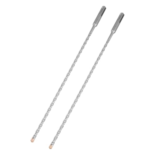 Hilpaty Hammerbohrer SDS Plus Betonbohrer 6x350mmx2, Professionell Steinbohrer mit 4 Hartmetall Schneiden für Bohren in Stein, Beton, Naturstein, Ziegelmauer von HILPATY