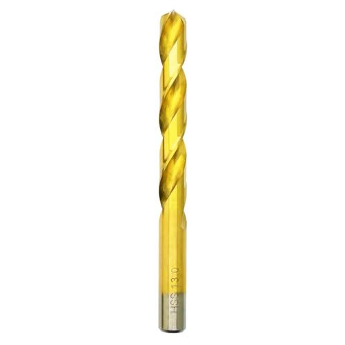 Titan HSS Metallbohrer 13mm x 151mm x 1pc Professional Geschliffen Kobalt Spiralbohrer fur Edelstahl und Metall von HILPATY