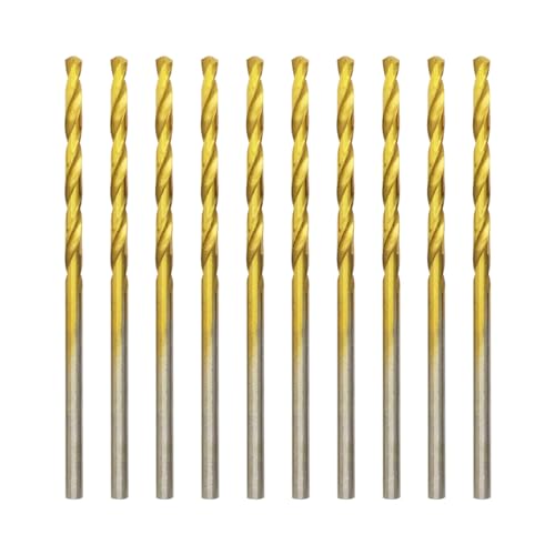 Titan HSS Metallbohrer 2.0mm x 49mm x 10pcs Professional Geschliffen Kobalt Spiralbohrer fur Edelstahl und Metall von HILPATY