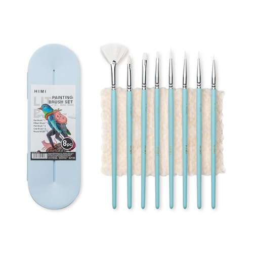 HIMI Pinsel, 8 Stück, Blau HIMI Pinsel, 8 Stück, Blau von HIMI