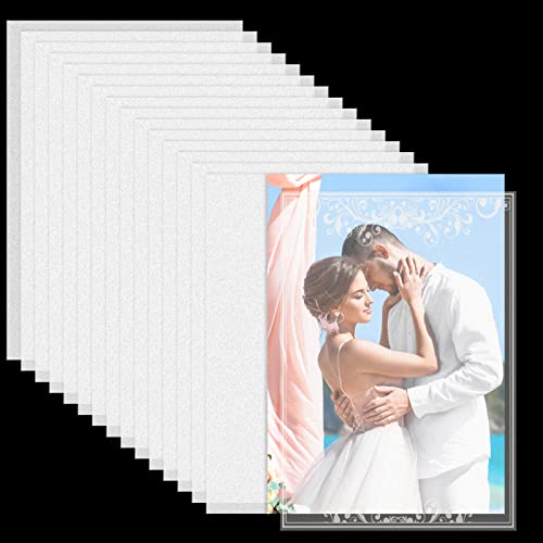 200 Blatt Save The Date Karten für Hochzeiten, Einladungen, Pergamentpapier, transparentes Pergamentpapier, transparentes bedruckbares Transparentpapier für Hochzeitsempfang, Umschläge (10.2x15.2 cm) von HIMOMO