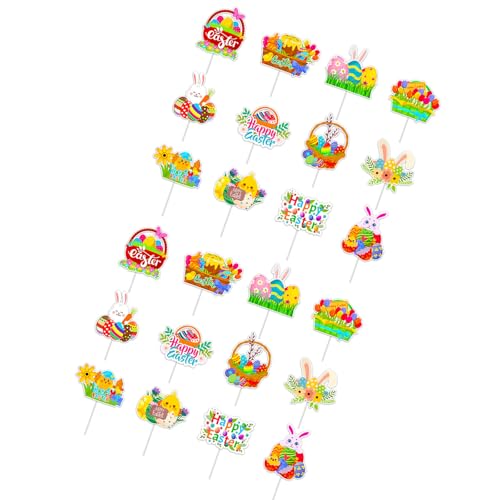 12/24 Stück Kuchendekoration Cupcake Top Dekoration Kuchen Picks für Geburtstag Hochzeit Frühling Festival Feier 12/24 Stück Kuchendekoration Cupcake Top Dekoration Kuchen Picks für Geburtstag Hochzeit Frühling Festival Feier von HINAYOSAN