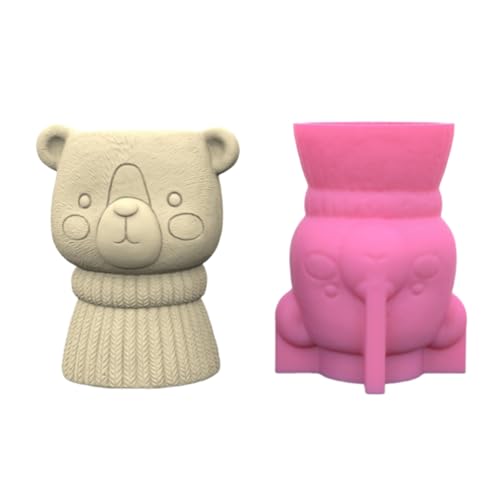 3D-Bär-Blumentöpfe, Epoxidharz-Formen, Stifthalter, Zement-Pflanzgefäß, Silikon, Heimdekorationen 3D-Bär-Blumentöpfe, Epoxidharz-Formen, Stifthalter, Zement-Pflanzgefäß, Silikon, Heimdekorationen von HINAYOSAN