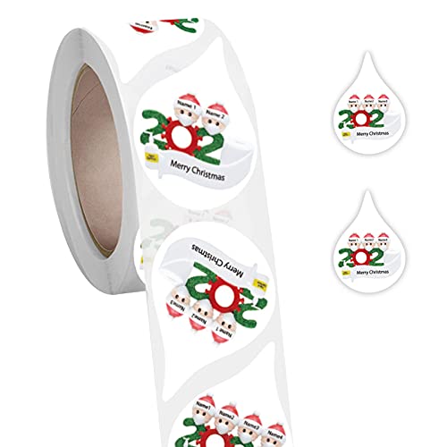 500 Stück Cartoon Weihnachten für Etiketten Aufkleber Handwerk Schreibwaren Selbstklebende Versiegelung Backpapier Aufkleber Etikett Home D Paket Aufkleber Niedlich von HINAYOSAN