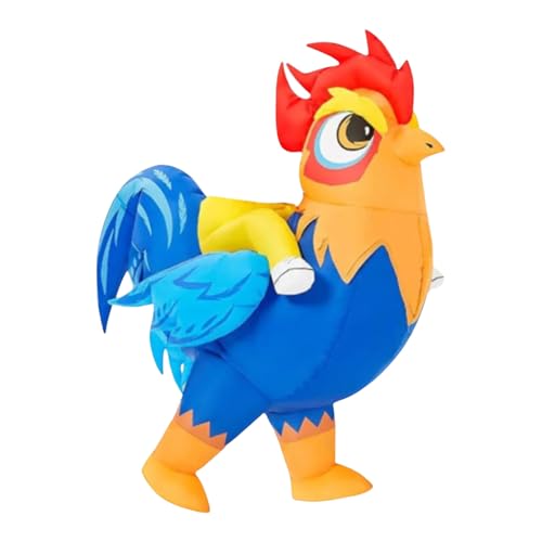 Aufblasbares Halloween-Kostüm für Kinder, aufblasbares Halloween-Kostüm für Kinder, sicherer, belüfteter Stoff, einfach zu falten, Aufbewahrung, blaues aufblasbares Halloween-Party-Outfit von HINAYOSAN