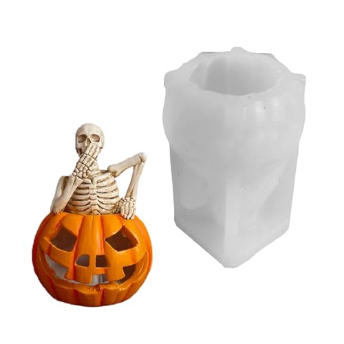 Gruselige Skelett-Formen, Silikon-Pflaster-Formen, Halloween-Gießformen, Kürbisse, Epoxidharz-Formen Gruselige Skelett-Formen, Silikon-Pflaster-Formen, Halloween-Gießformen, Kürbisse, Epoxidharz-Formen von HINAYOSAN