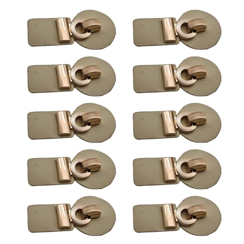 HINAYOSAN 10 Stück Knebelverschlüsse zum Aufnähen, Leder, zum Aufnähen, Knopfverschlüsse für Kleidung, Oberbekleidung, Windbreaker, Jacken, Mantel, modische Gürtelschnallen von HINAYOSAN