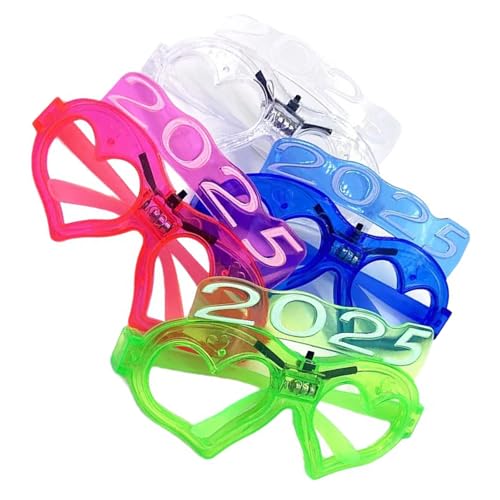 HINAYOSAN 2025 Neujahrsparty-Brille, bunte LED-Brille, 2025, Neujahrsparty-Brille, Dekoration, Fotografie-Requisiten HINAYOSAN 2025 Neujahrsparty-Brille, bunte LED-Brille, 2025, Neujahrsparty-Brille, Dekoration, Fotografie-Requisiten von HINAYOSAN