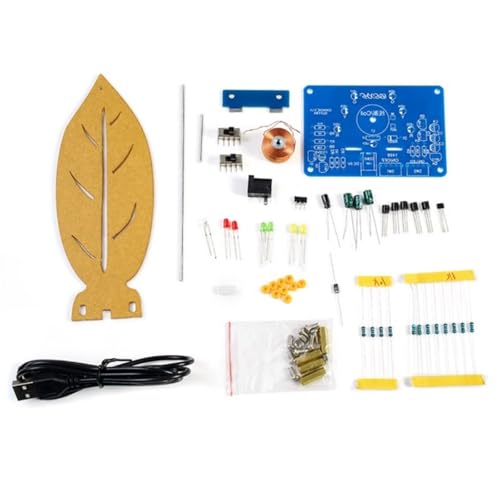 HINAYOSAN Elektromagnetische Schwing-Lötsets für STEM-Bildung, Blattform, Pendel, Nadel mit LED-Licht, Elektronikprojekt HINAYOSAN Elektromagnetische Schwing-Lötsets für STEM-Bildung, Blattform, Pendel, Nadel mit LED-Licht, Elektronikprojekt von HINAYOSAN