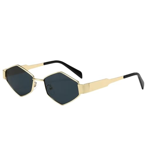 HINAYOSAN Futuristische Mädchen-Brille für Teenager, Hiphops, Trend, Nachtclub, Party, für Erwachsene und Teenager, grau HINAYOSAN Futuristische Mädchen-Brille für Teenager, Hiphops, Trend, Nachtclub, Party, für Erwachsene und Teenager, grau von HINAYOSAN