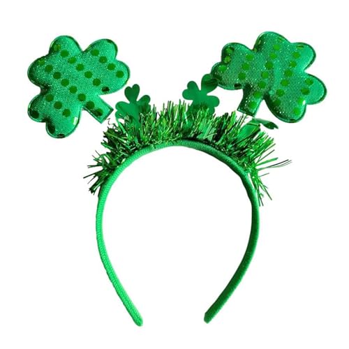 HINAYOSAN Lustiges Stirnband für Patrick's Days, Kopfschmuck, Party, handgefertigtes Zubehör, Patrick-Blatt-Kopfbedeckung für irische Tages-Partys HINAYOSAN Lustiges Stirnband für Patrick's Days, Kopfschmuck, Party, handgefertigtes Zubehör, Patrick-Blatt-Kopfbedeckung für irische Tages-Partys von HINAYOSAN