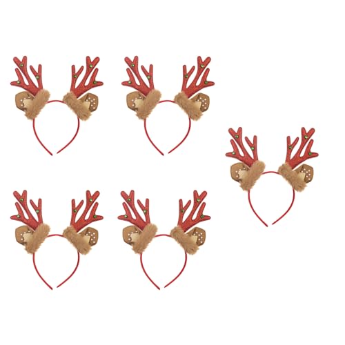 HINAYOSAN Praktische, schöne Weihnachts-Kopfbedeckung für jedes Alter, tragbares Accessoire für Partys und besondere Abendveranstaltungen, Geweih-Kopfbedeckungen HINAYOSAN Praktische, schöne Weihnachts-Kopfbedeckung für jedes Alter, tragbares Accessoire für Partys und besondere Abendveranstaltungen, Geweih-Kopfbedeckungen von HINAYOSAN