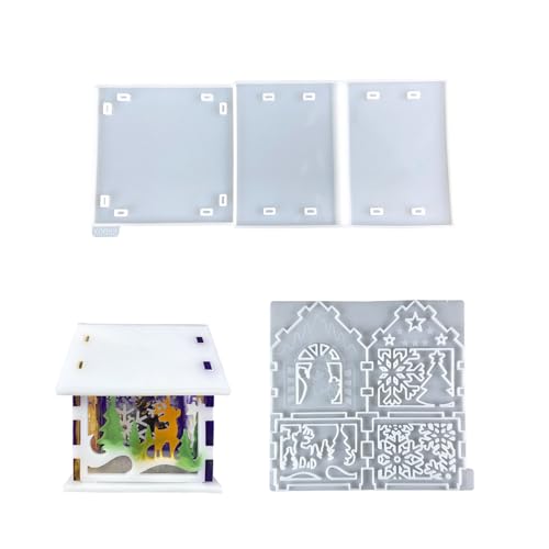 Kleine Weihnachtsdekoration, flexible Silikonform, Heimdekoration, Epoxidharz, praktisches Werkzeug zur Schmuckherstellung Kleine Weihnachtsdekoration, flexible Silikonform, Heimdekoration, Epoxidharz, praktisches Werkzeug zur Schmuckherstellung von HINAYOSAN