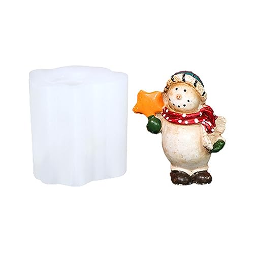 Kreative Silikonform aus Kunstharz für Gips und Schneemann, Weihnachtsschmuck, Epoxidharz zur Seifenherstellung Kreative Silikonform aus Kunstharz für Gips und Schneemann, Weihnachtsschmuck, Epoxidharz zur Seifenherstellung von HINAYOSAN