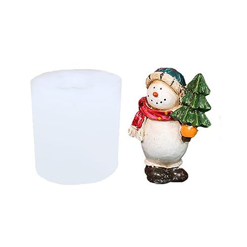 Kreative Silikonform aus Kunstharz für Gips und Schneemann, Weihnachtsschmuck, Epoxidharz zur Seifenherstellung Kreative Silikonform aus Kunstharz für Gips und Schneemann, Weihnachtsschmuck, Epoxidharz zur Seifenherstellung von HINAYOSAN
