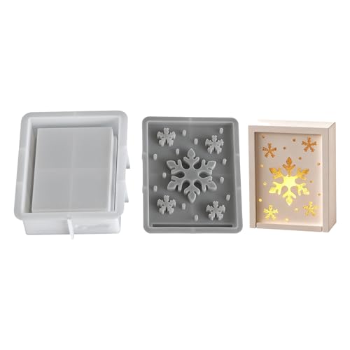 Mehrzweck-Silikon-Bastelformen für Weihnachten, Winter, ideal für Zuhause, Urlaubsdekorationen, Silikonformen für Urlaubsdekorationen Mehrzweck-Silikon-Bastelformen für Weihnachten, Winter, ideal für Zuhause, Urlaubsdekorationen, Silikonformen für Urlaubsdekorationen von HINAYOSAN