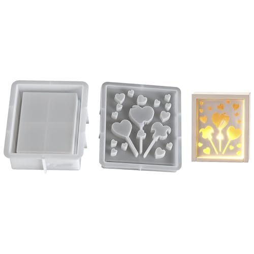 Mehrzweck-Silikon-Bastelformen für Weihnachten, Winter, ideal für Zuhause, Urlaubsdekorationen, Silikonformen für Urlaubsdekorationen von HINAYOSAN