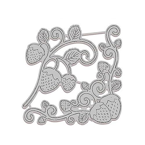 Metall-Stanzformen, Erdbeer-Stanzformen, Schablonen für Scrapbooking, Alben, Papierkarten, Prägung von HINAYOSAN