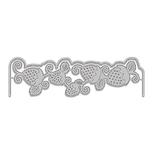 Metall-Stanzformen, Erdbeer-Stanzformen, Schablonen für Scrapbooking, Alben, Papierkarten, Prägung von HINAYOSAN
