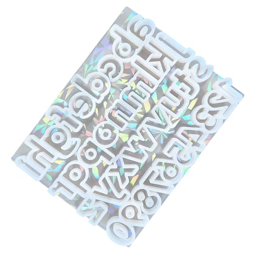 Modische Alphabet-Bastelbedarf, Formen, tragbares Zubehör für stabiles Epoxidharz, personalisierbares Bastelzubehör von HINAYOSAN