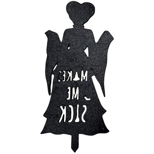 Schwarze Hexe Outdoor-Rasenschild, bezauberndes Halloween-Hofschild, Ornament, schwarze Hexe, Outdoor-Rasen, Pfahl, Dekoration, unheimlicher Akzent Schwarze Hexe Outdoor-Rasenschild, bezauberndes Halloween-Hofschild, Ornament, schwarze Hexe, Outdoor-Rasen, Pfahl, Dekoration, unheimlicher Akzent von HINAYOSAN