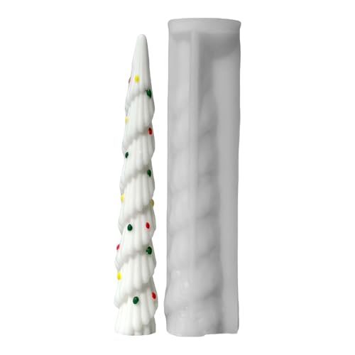 Weihnachtsbaum-Silikonform zur Herstellung von Säulenseife, Mehrzweck-Silikone für Epoxidharz-Projekte, Weihnachtsform von HINAYOSAN